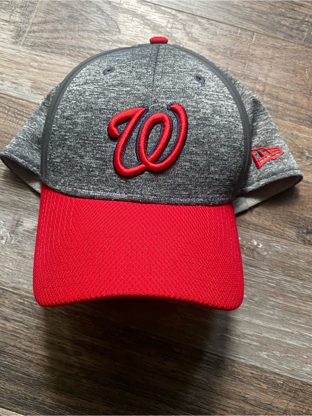 New Era Grey Heather and Red Washington 'W' Baseball Cap